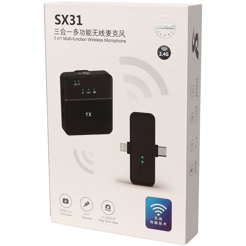 میکروفون یقه ای بی سیم SX31 - Image 3