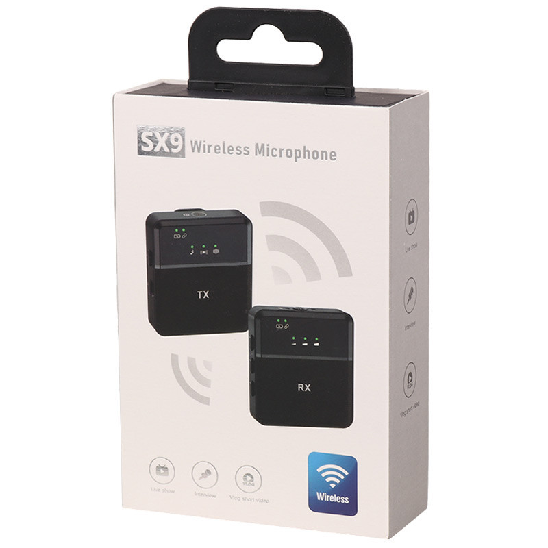 میکروفون یقه ای بی سیم SX9 - Image 3