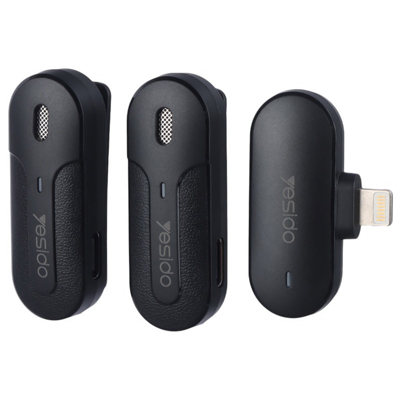 میکروفون یقه ای بی سیم Yesido KR16 Lightning - Image 3