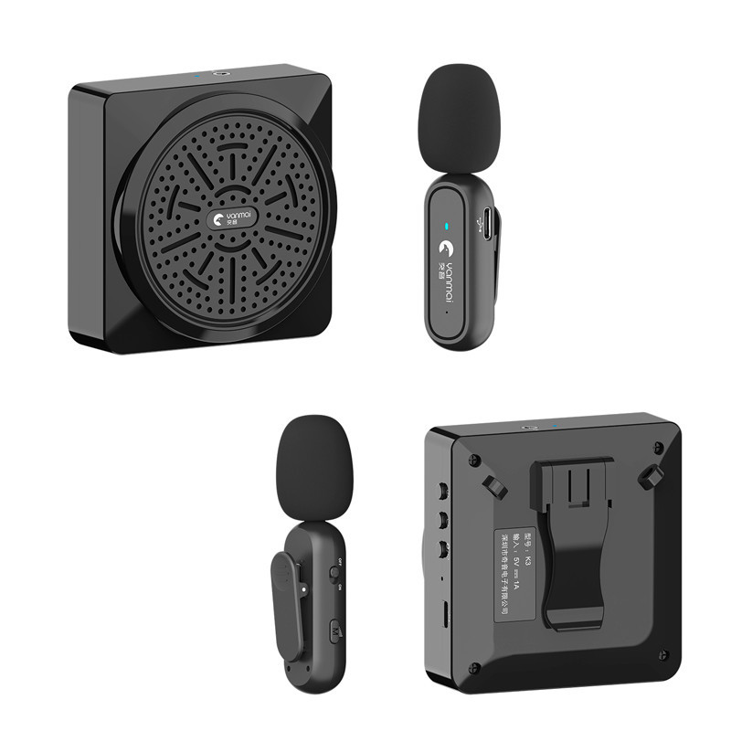 میکروفون یقه ای و هدست سیم دار Yanmai K3 - Image 3