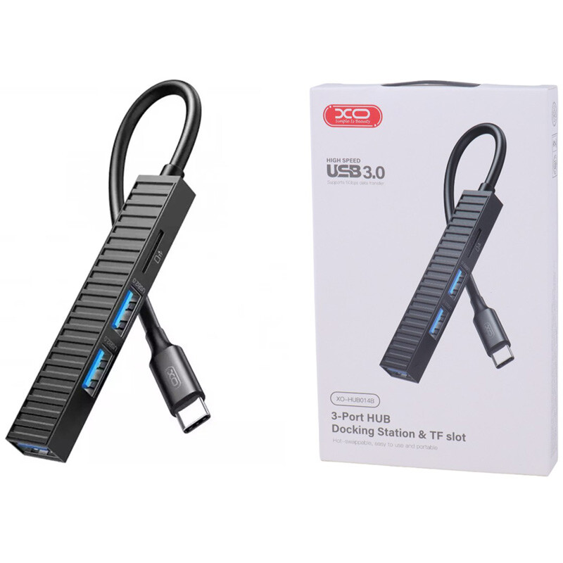 هاب 4 پورت Type-C ایکس او XO-HUB014B_69445de9d29b2.jpeg