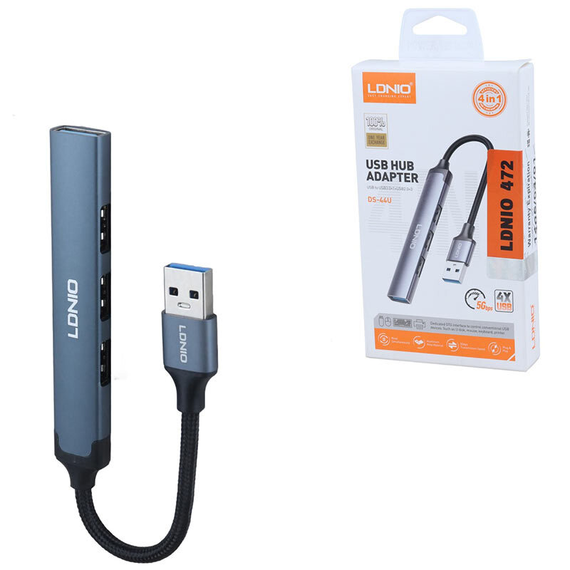 هاب 4 پورت USB 3.0 الدینیو DS-44U_692f54715d8a7.jpeg