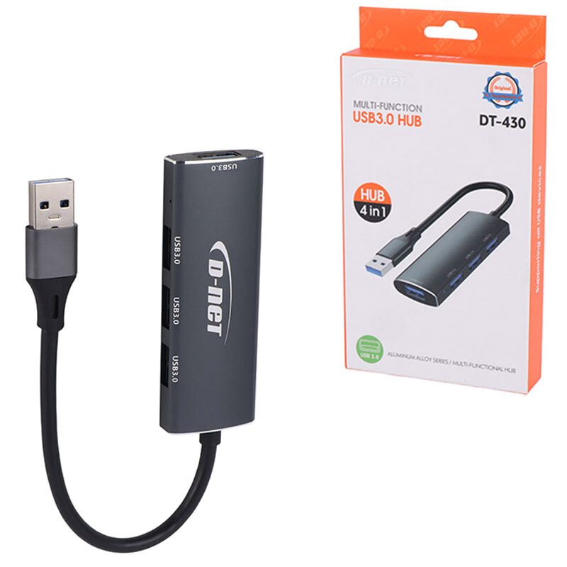 هاب 4 پورت USB 3.0 دی نت DT-430_692ec7b1cbbd2.jpeg