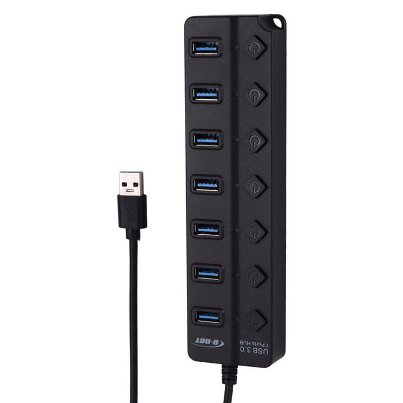 هاب 7 پورت USB 3.0 دی نت DT-480_692ec7692a64c.jpeg