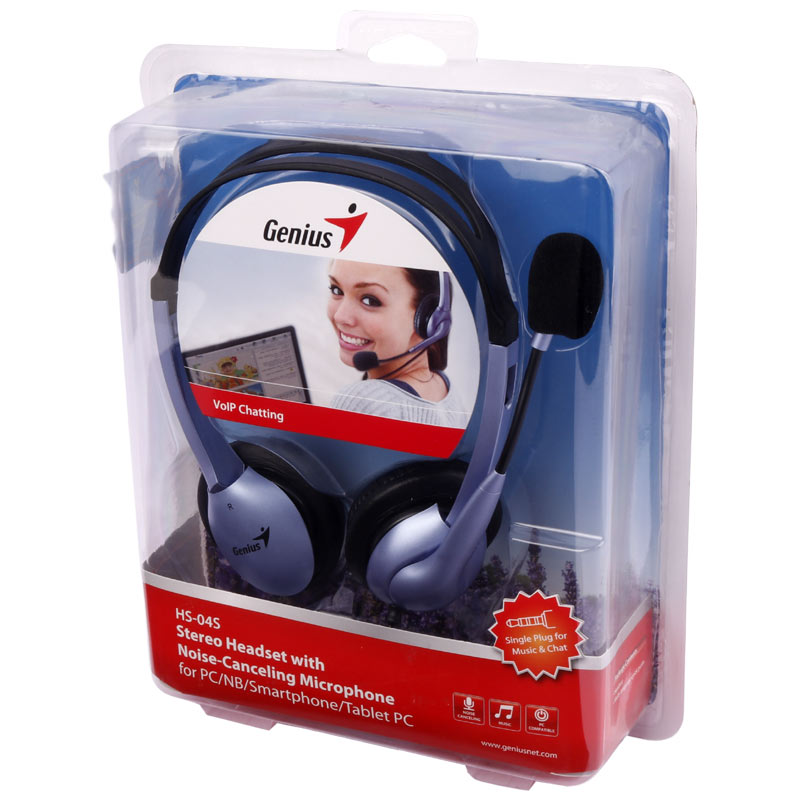 هدست سیم دار Genius HS-04S - Image 3