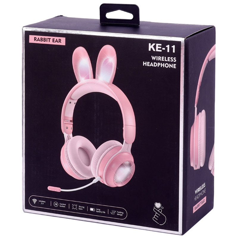 هدفون بلوتوثی رم خور Rabbit Ear KE-11 - Image 3