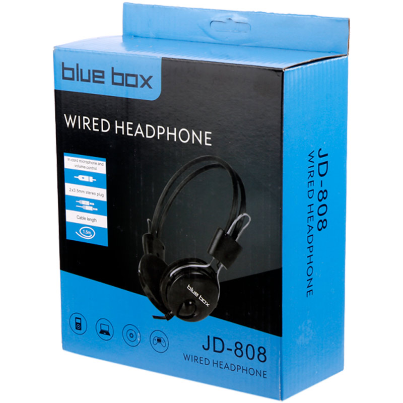 هدفون سیم دار Blue Box JD-808 - Image 3