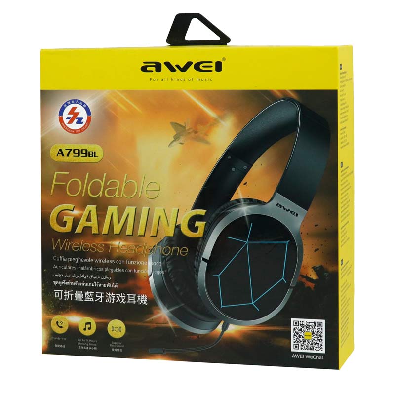 هدفون گیمینگ بلوتوثی Awei A799BL - Image 3