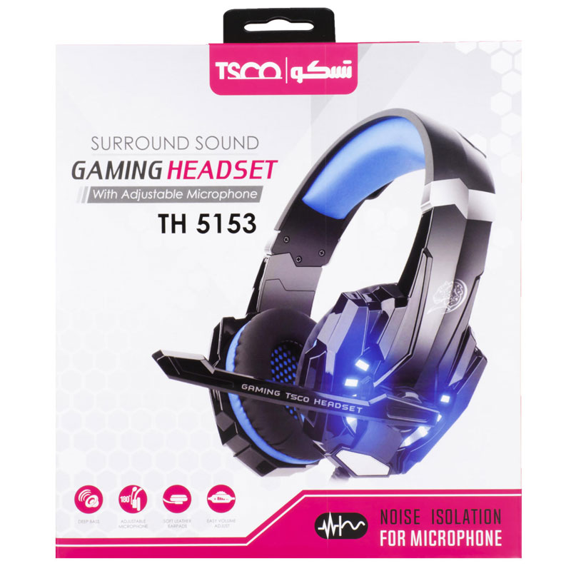 هدفون گیمینگ سیم دار TSCO TH 5153 - Image 3