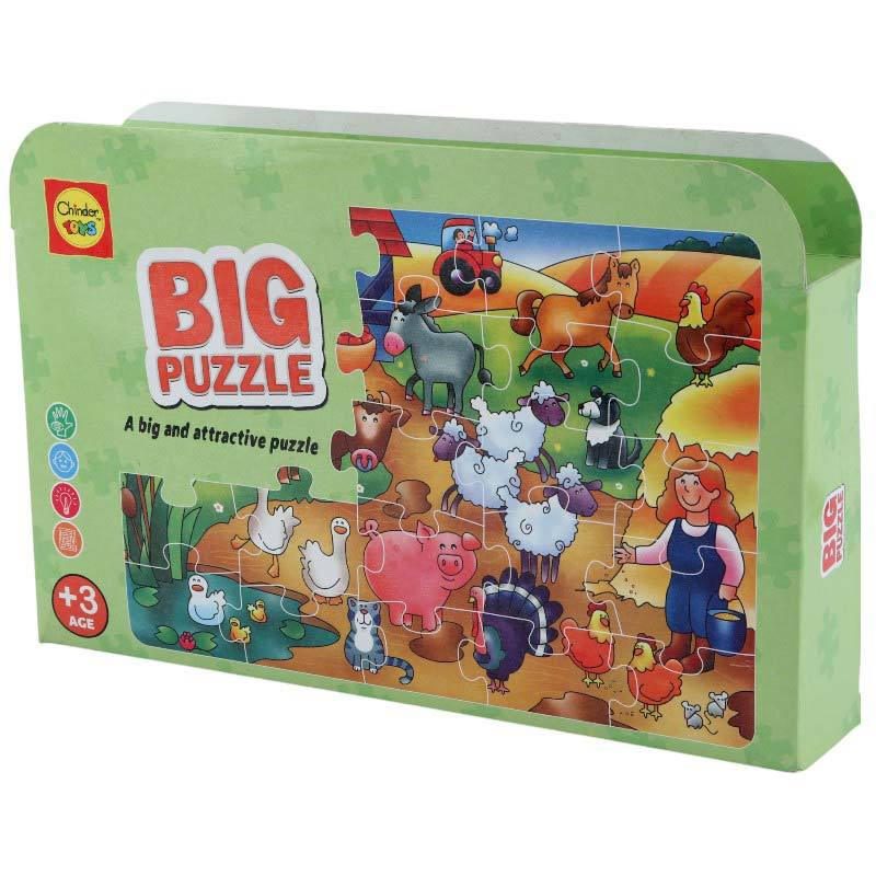 پازل طرح مزرعه 25 تکه Chinder Toys_6932df1796e78.jpeg