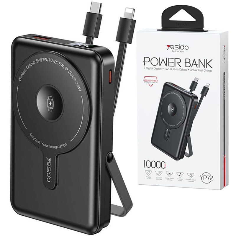 پاور بانک بی سیم فست شارژ یسیدو YP72 PD 22.5W ظرفیت 10000 میلی آمپر ساعت_6942addfd073a.jpeg
