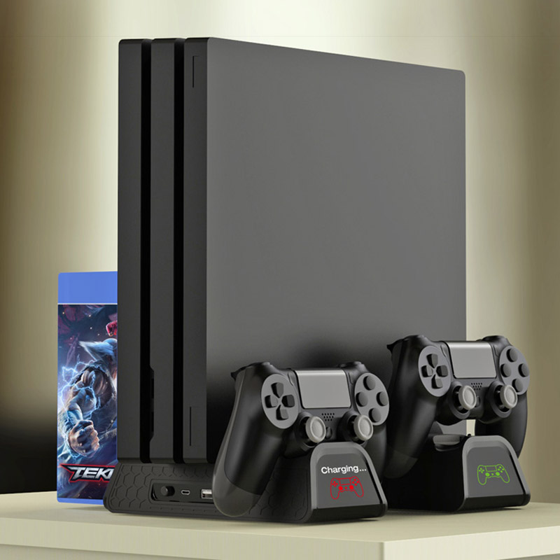 پایه نگهدارنده و شارژر دسته بازی PS4 Slim / Pro دابی TP4-882_692f2b36764aa.jpeg