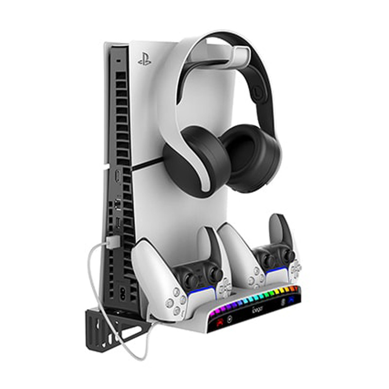 پایه نگهدارنده و شارژر دسته بازی PS5/PS5 Slim آی پگا PG-P5S011_694101805dba7.jpeg