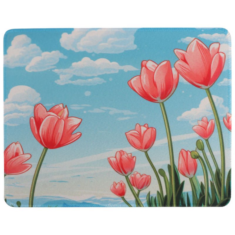 پد موس گیمینگ Logilily L-17 23*18cm طرح گل قرمز_694032e49f5b6.jpeg