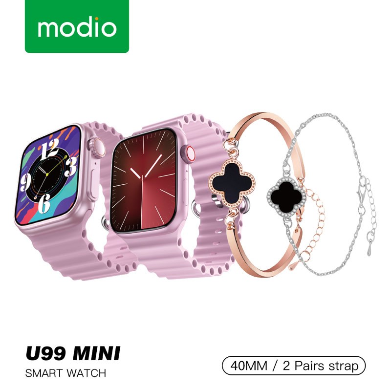 پکیج ساعت هوشمند و دستبند مودیو Modio U99 Mini 40mm_6934beef0f166.jpeg