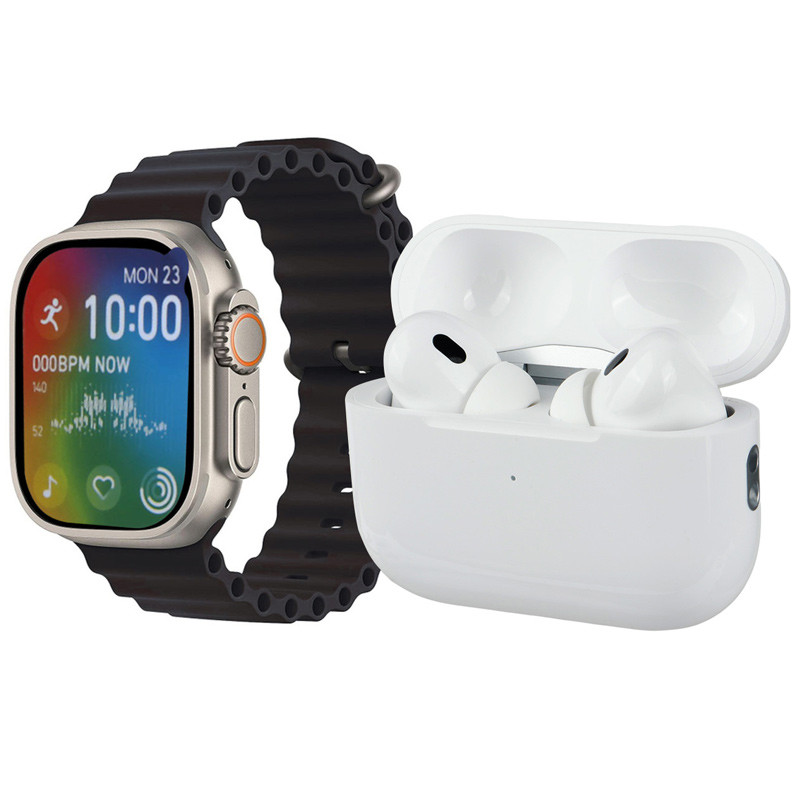 پکیج ساعت هوشمند و هندزفری بلوتوثی ارلدام Earldom ET-SW9 49mm_6934c42429682.jpeg