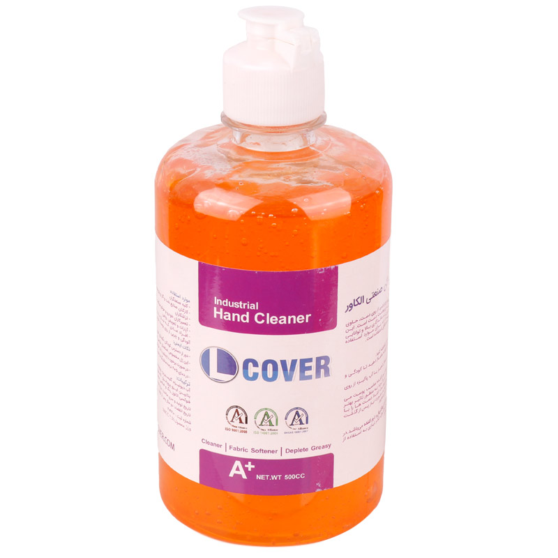 ژل پاک کننده دست صنعتی L Cover 500ml_6935bfe4a4fdc.jpeg