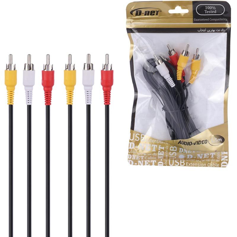 کابل 3 به 3 D-Net AV RCA 1.5m_692edef04f067.jpeg