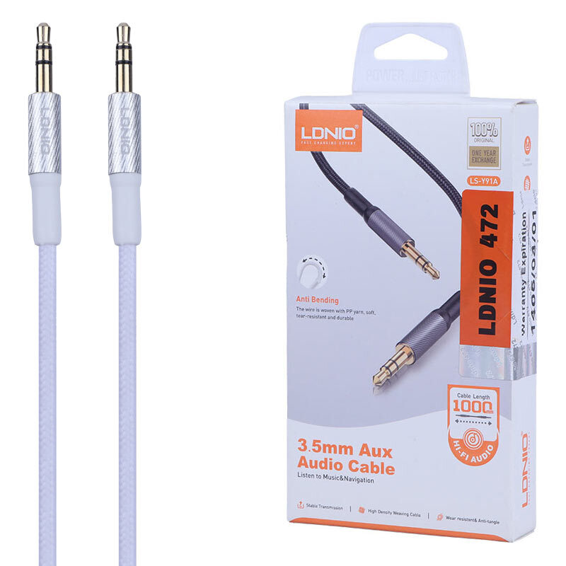 کابل AUX الدینیو LS-Y91A طول 1 متر_692e14685d6a5.jpeg
