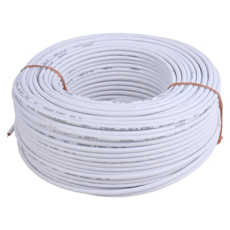 کابل آنتن کواکسیال مغزی مس تک کابل کرمان 100 متری