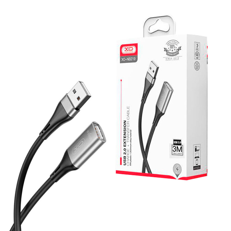 کابل افزایش طول USB ایکس او XO-NB219 طول 3 متر_69441ef4d18f7.jpeg