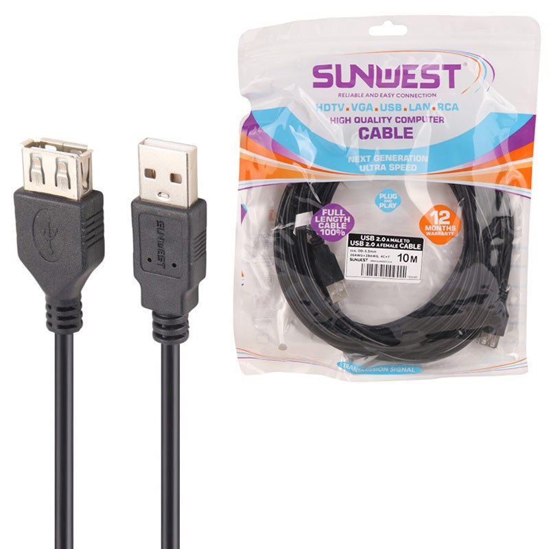 کابل افزایش طول USB سان وست طول 10 متر_692edbf6d5924.jpeg