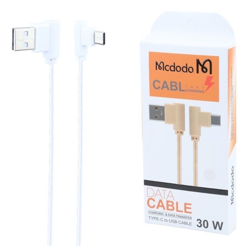 کابل تایپ سی فست شارژ 30 وات مک دودو Highcopy دو سر L طول 1 متر_6942c51ce3462.jpeg