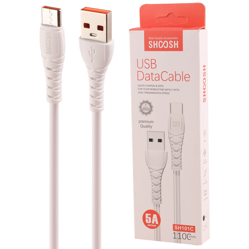 کابل تایپ سی فست شارژ 5 آمپر شوش SH101C طول 1.1 متر_6942bca6a41b0.jpeg