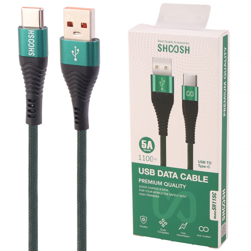 کابل تایپ سی فست شارژ 5 آمپر شوش SH115C طول 1.1 متر_6942bbac0d57c.jpeg