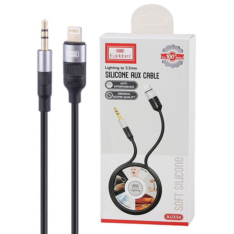 کابل تبدیل Lightning به AUX ارلدام ET-AUX54 طول 1 متر_692ef1e6728b4.jpeg