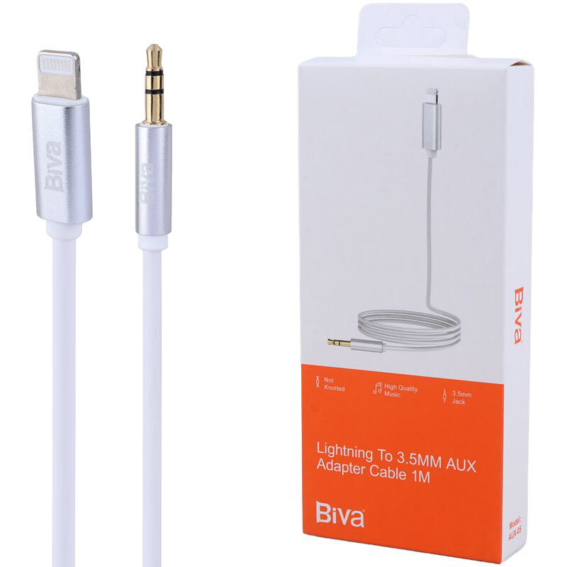 کابل تبدیل Lightning به AUX بیوا AUX-05 طول 1 متر_692f6af8540ed.jpeg