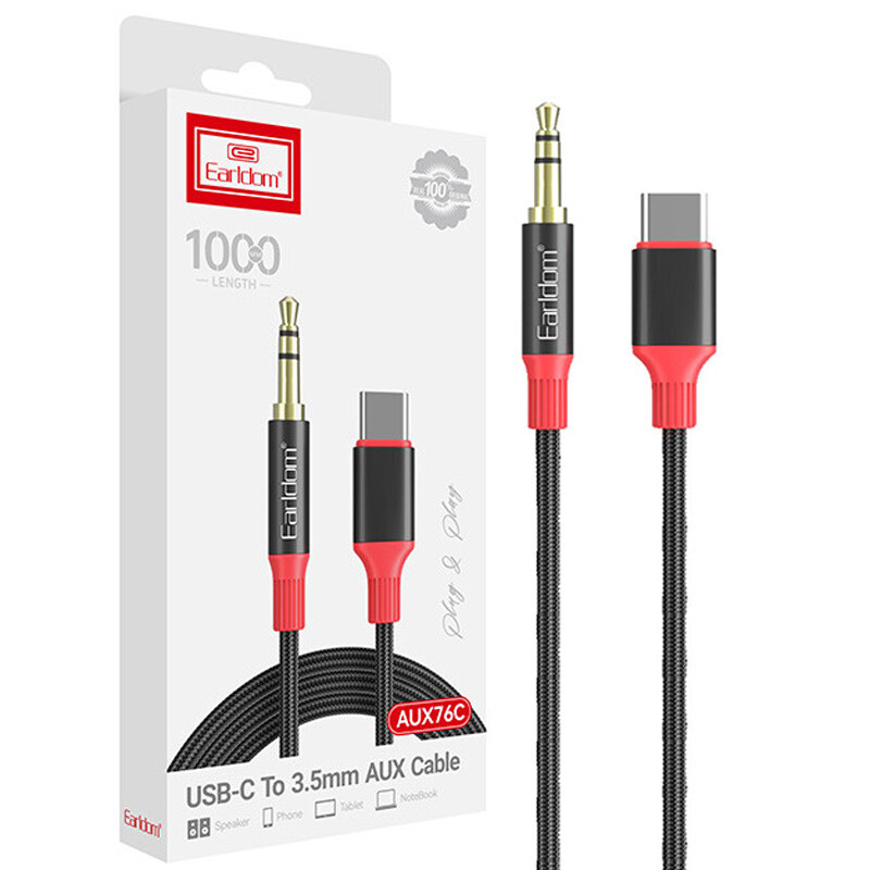 کابل تبدیل Type-C به AUX ارلدام ET-AUX76C طول 1 متر_69444e5f696c7.jpeg