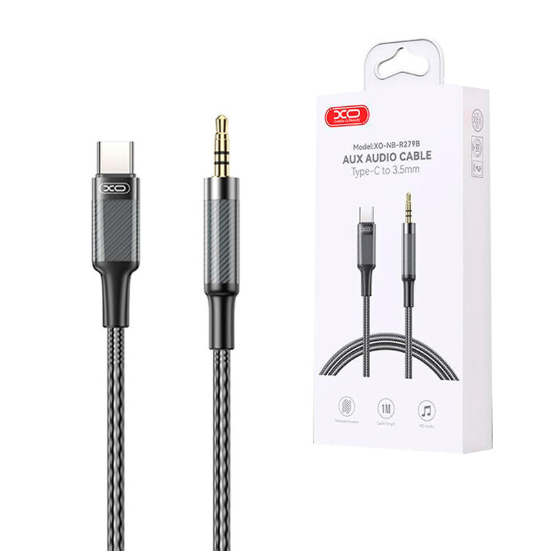 کابل تبدیل Type-C به AUX ایکس او XO-NB-R279B طول 1 متر_69441ed33c191.jpeg