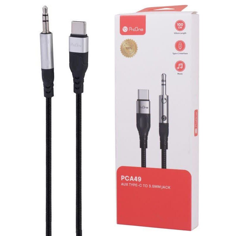 کابل تبدیل Type-C به AUX پرووان PCA49 طول 1 متر_69443d1773de2.jpeg
