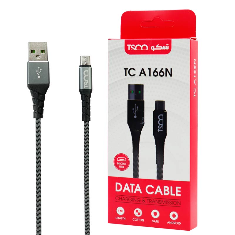 کابل میکرو یو اس بی 2.1 آمپر تسکو TC A166N طول 1 متر_69331c86f207f.jpeg