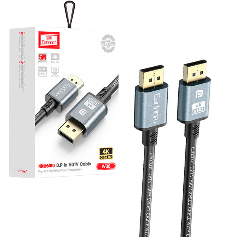 کابل Display 4K ارلدام ET-W38 طول 5 متر_69444d3198394.jpeg