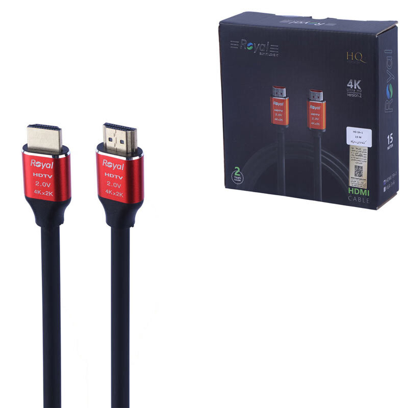 کابل HDMI 4K رویال Royal طول 15 متر_692f5b9e6a475.jpeg