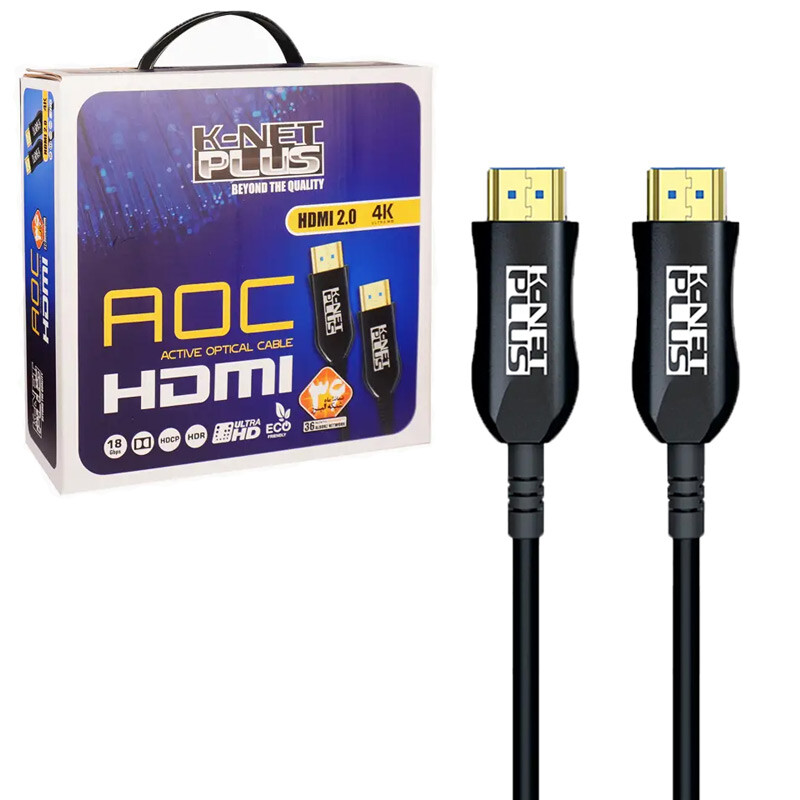 کابل HDMI 4K فیبر نوری کی نت پلاس KP-A147 طول 50 متر_692f5e37e405d.jpeg