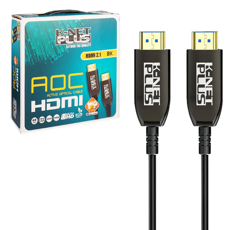 کابل HDMI 8K فیبر نوری کی نت پلاس KP-A163 طول 50 متر_692f57330621a.jpeg