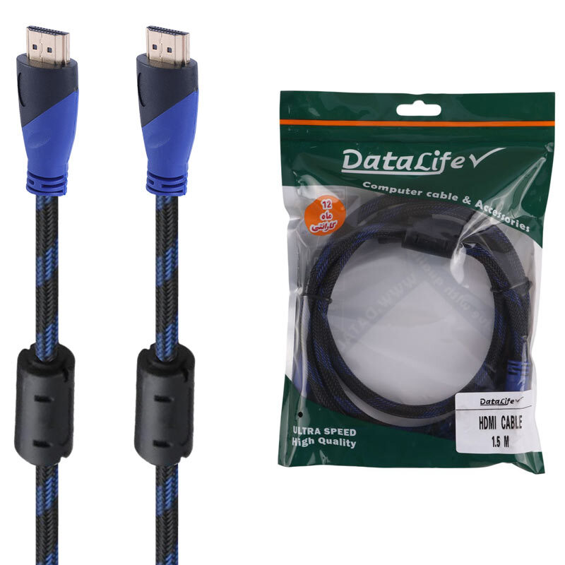 کابل HDMI پوست ماری دیتا لایف Datalife طول 1.5 متر_692f1fa89e621.jpeg