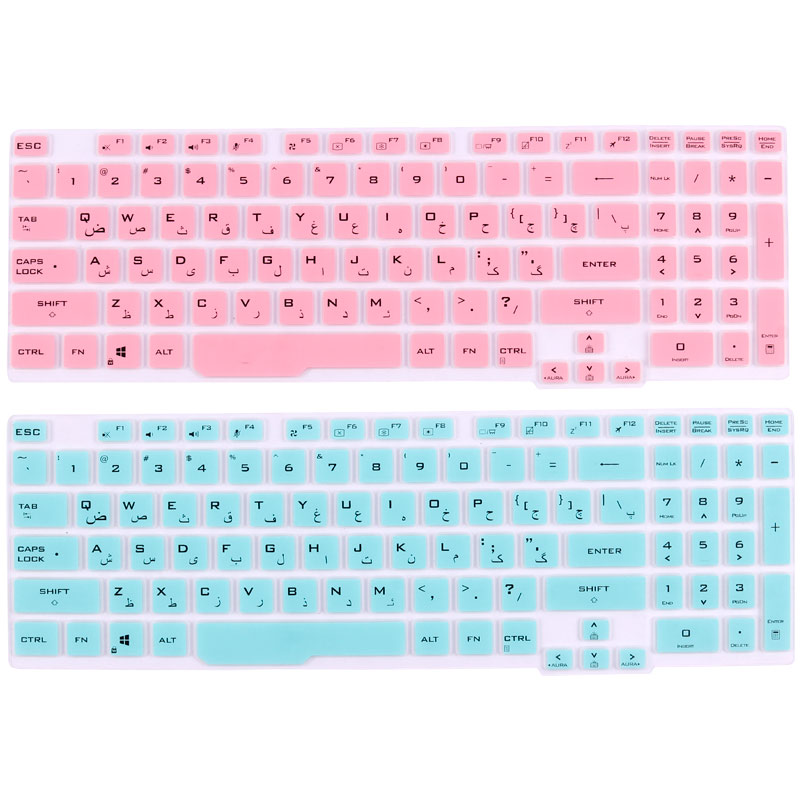 کاور کیبورد ژله ای لپ تاپ ASUS FX506 رنگی_69459139c315f.jpeg