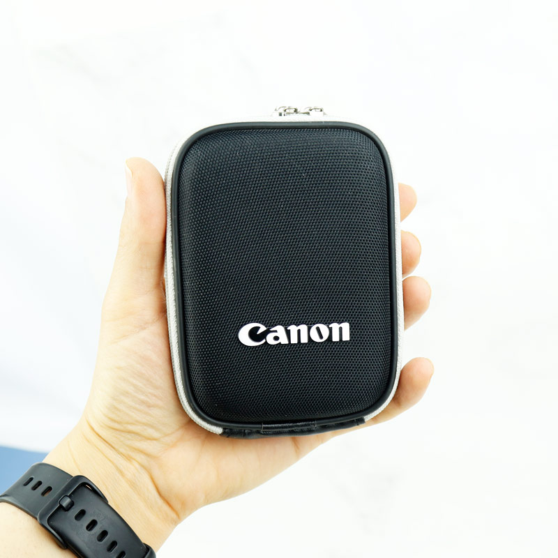 کیف برزنتی Canon مشکی دور طوسی - Image 3