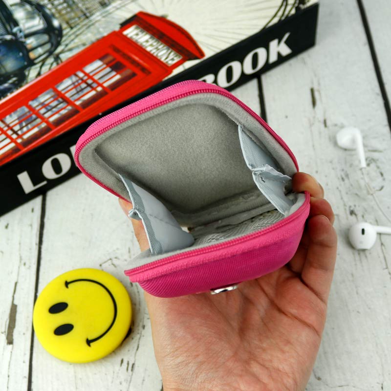 کیف هندزفری محافظ دار برزنتی شطرنجی کوچک - Image 2