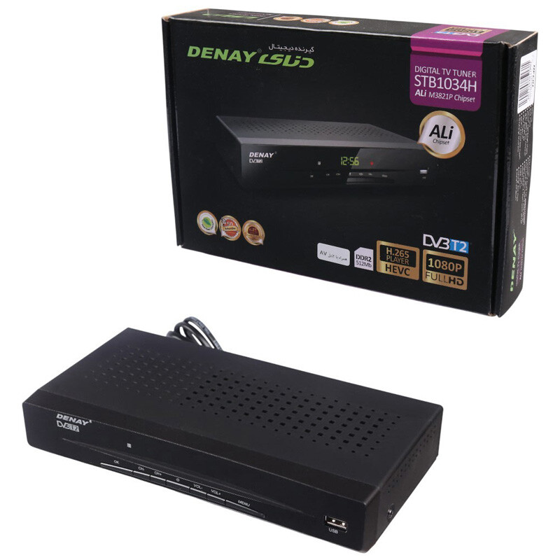 گیرنده دیجیتال دنای Denay STB1034H + کابل AV_69427e93c4c92.jpeg